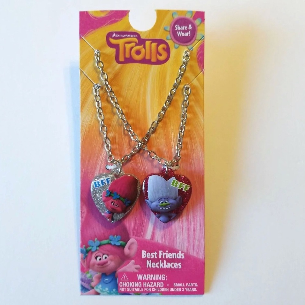 TROLLS BEST FRIENDS NECKLACES - SET OF 2
